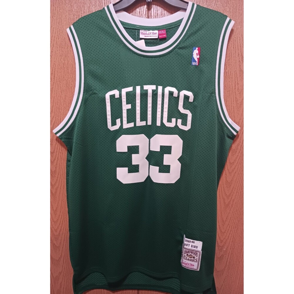 Larry Bird (Mitchell/Ness)-(Celtics)-(1985-86)-(Green)-(Size:XL)-(New)-$… - Picture 1 of 12